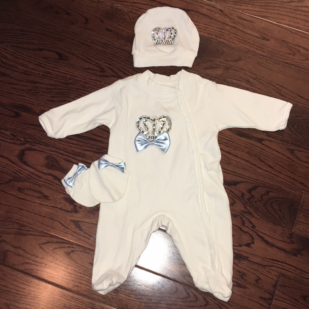 Beautiful Prince 👑 3 Piece Baby Set